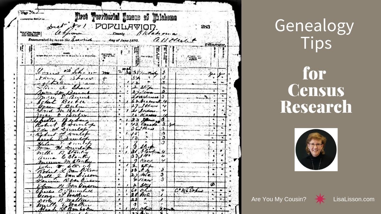 Census Tips for the Genealogy Research - YouTube