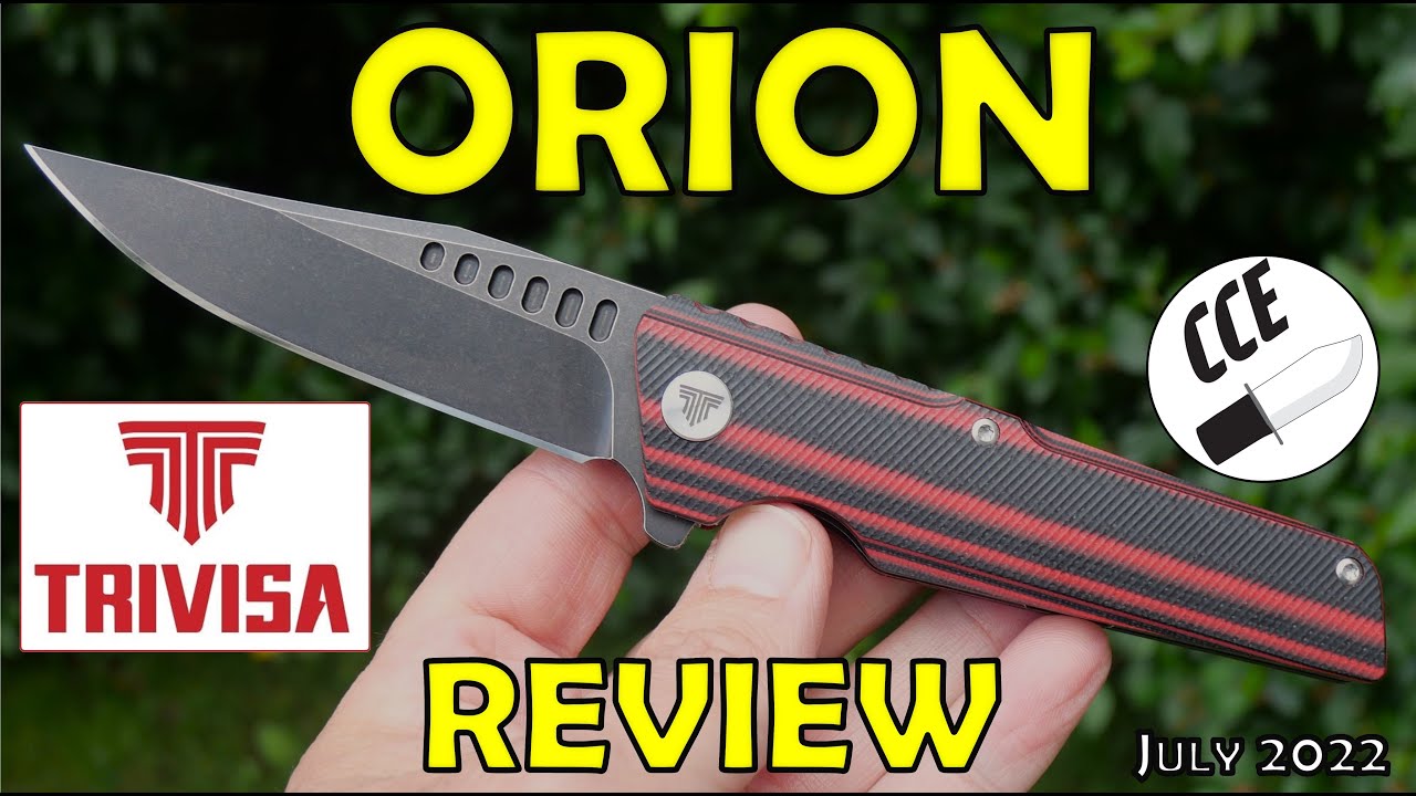 Review of the Trivisa ORION Full Sized Flipper Knife YouTube