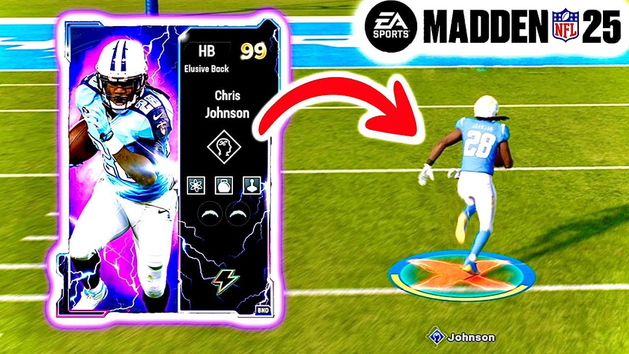 99 Chris Johnson is TOO FAST! Madden 25 No Money Spent