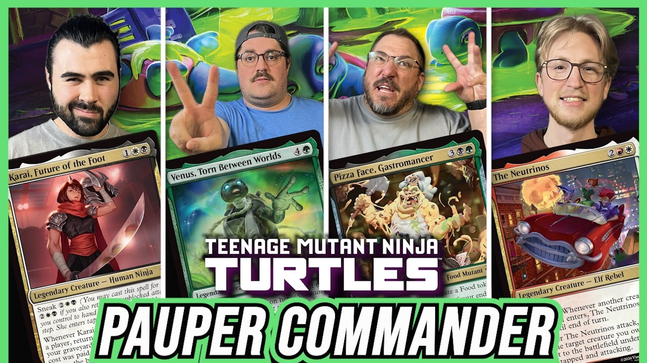 We Played Pauper Commander with the TMNT Set! | Cowabunga! thumbnail