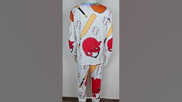 Custom crewneck Pajama set #shopify  #etsy #wholesale #custom