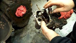 Willys CJ3A Restoration, steering gear disassmembly and inspection