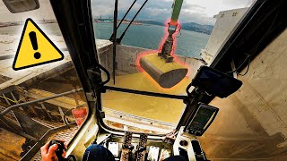 DESCARGA DE SOJA DE BUQUE