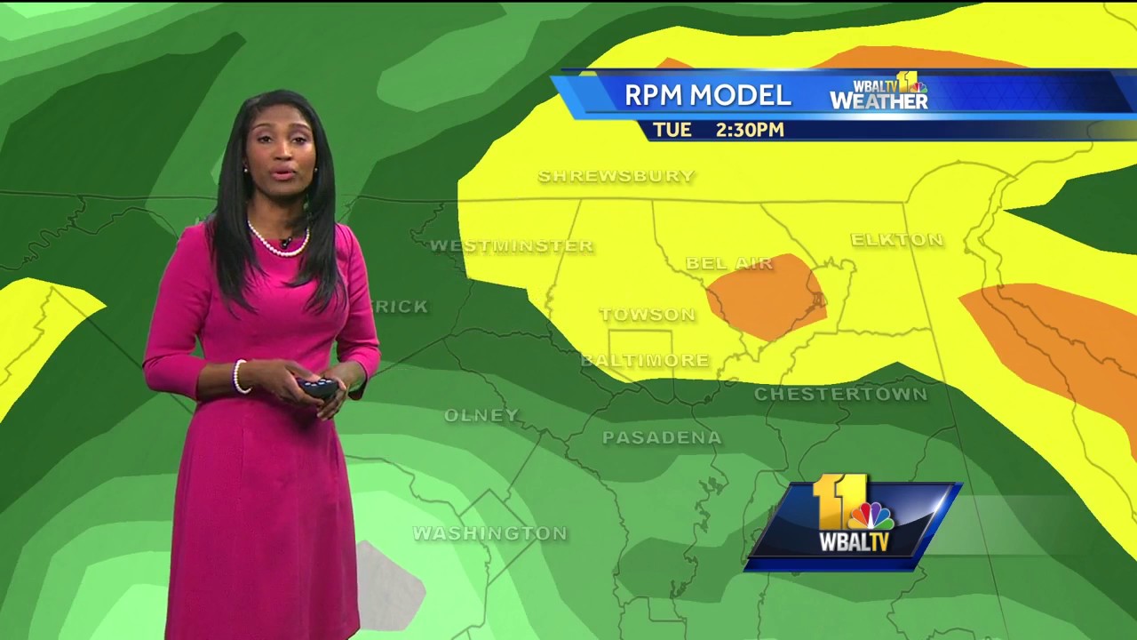 Steady rain expected on Tuesday - YouTube