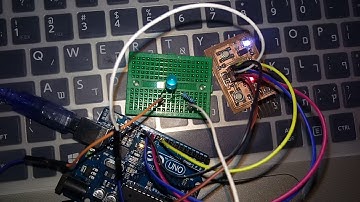 Attiny 44 programming using Arduino as ISP to control lesd intensity