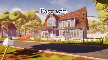 How to beat act 1 on ipad/mobile hello Neighbor￼