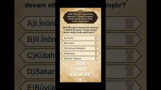 ÖSYM TARİH SORUSU #ayt #tarih #kpss #ags #sınav #yks #türktarihi #tyt #millimücadele