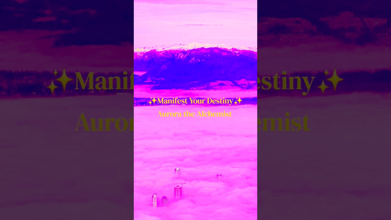 ✨️Manifest Your Destiny✨️ #aurorathealchemist #music #love #art #purpose #manifestation #destiny