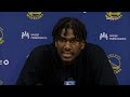 Kevon Looney Postgame Interview | Golden State Warriors lose to Charlotte Hornets 120-113