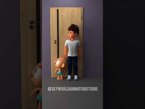 When my brother and I are alone at home and the doorbell rings #shorts #short #shortvideo