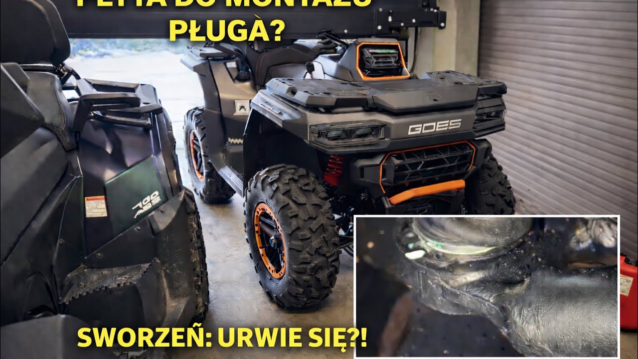 Weryfikacja wahaczy CF/goes, Płyta pod plug do quada Goes TERROX 1000