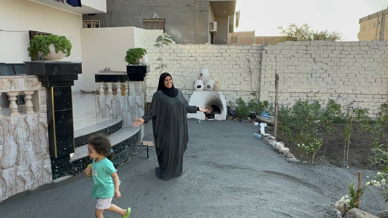 اللى فينا ما يعبناش واللى يعيبنا  مايلزمناش كان هم ونزاح  مدخل الفيلا اصبح فوله 🤣بيتى الجديد وش الهن