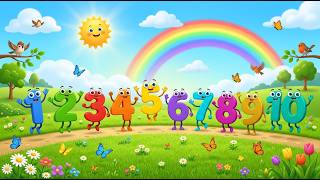 Lagu Berhitung 123 🔢🎵 | Lagu Angka Seru untuk Anak-anak & Balita 🌈👶