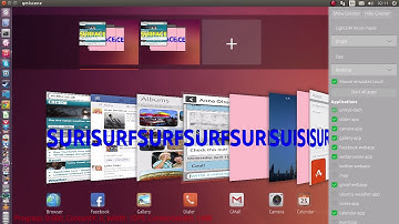 Ubuntu Unity 8 Application Switcher WIP