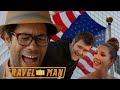 Best of Richard Ayoade & his celeb mates in America | Travel Man in the USA