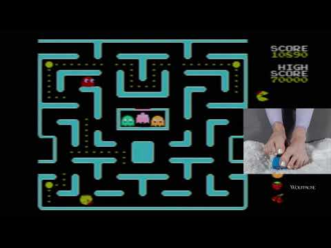 Ms. Pacman Feet Challange