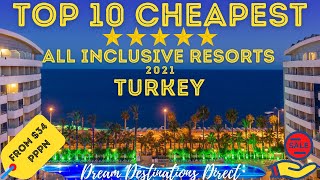 Top 10 Cheapest All Inclusive Five Star Resorts 2021 - From $34 per night (Turkey)