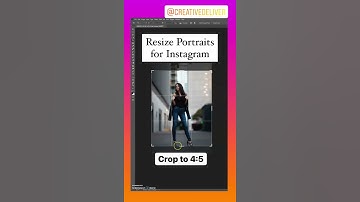 How to resize your portrait photos for Instagram  For more Photoshop tricks follow @creativedeliver