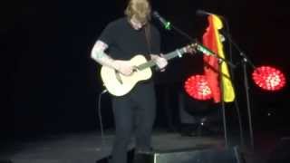 Ed Sheeran - Afire Love, Thinking Out Loud & I See Fire Live / Hamburg 06.11.2014