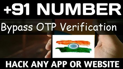 How to Bypass otp verification with this trick | India number otp bypass | Otp Verification bypass