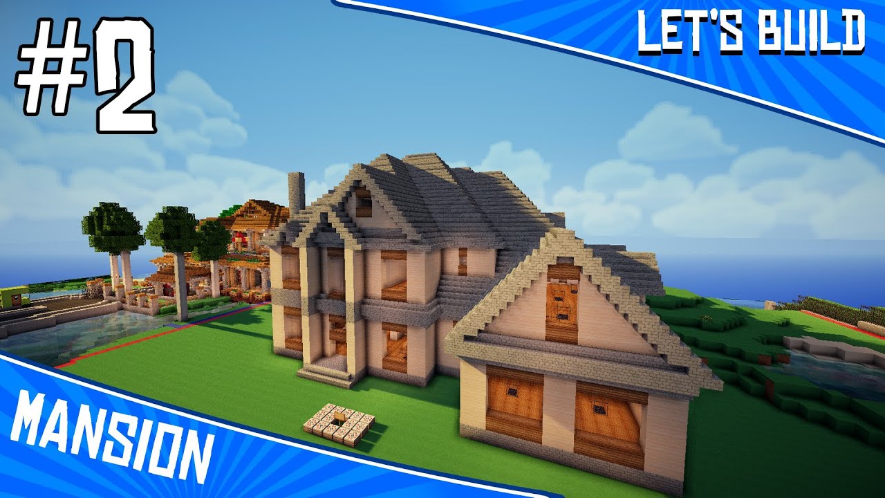 Minecraft Let's Build - Victorian Mansion - Episode 2 - YouTube
