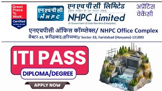 NHPC Limited Recruitment 2026 || No Exam,No Fee || Online Apply