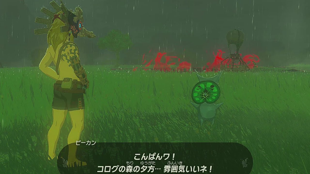 ティアキン】気になったので、関係ありそうなコログを運んだら森の外に