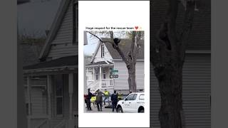 Huge respect for the rescue team 🥹❤️‍🩹