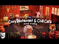 Cozy Restaurant & Chill Café ☕ Animal Crossing New Horizons w/ Happy Piano & Jazz Music | Study Aid