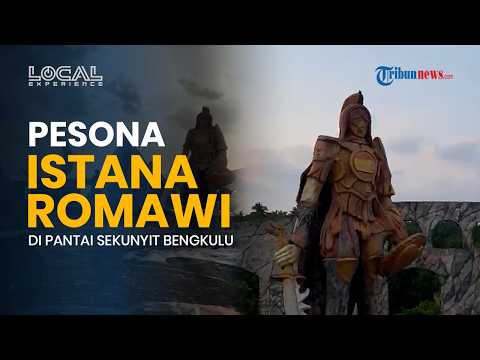 Enjoying Sekunyit Beach, South Bengkulu: The Open Sea Meets a Roman-Style Palace