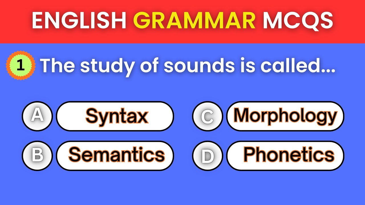 Hard English MCQs for Exams | Only 1% Can Score Full Marks