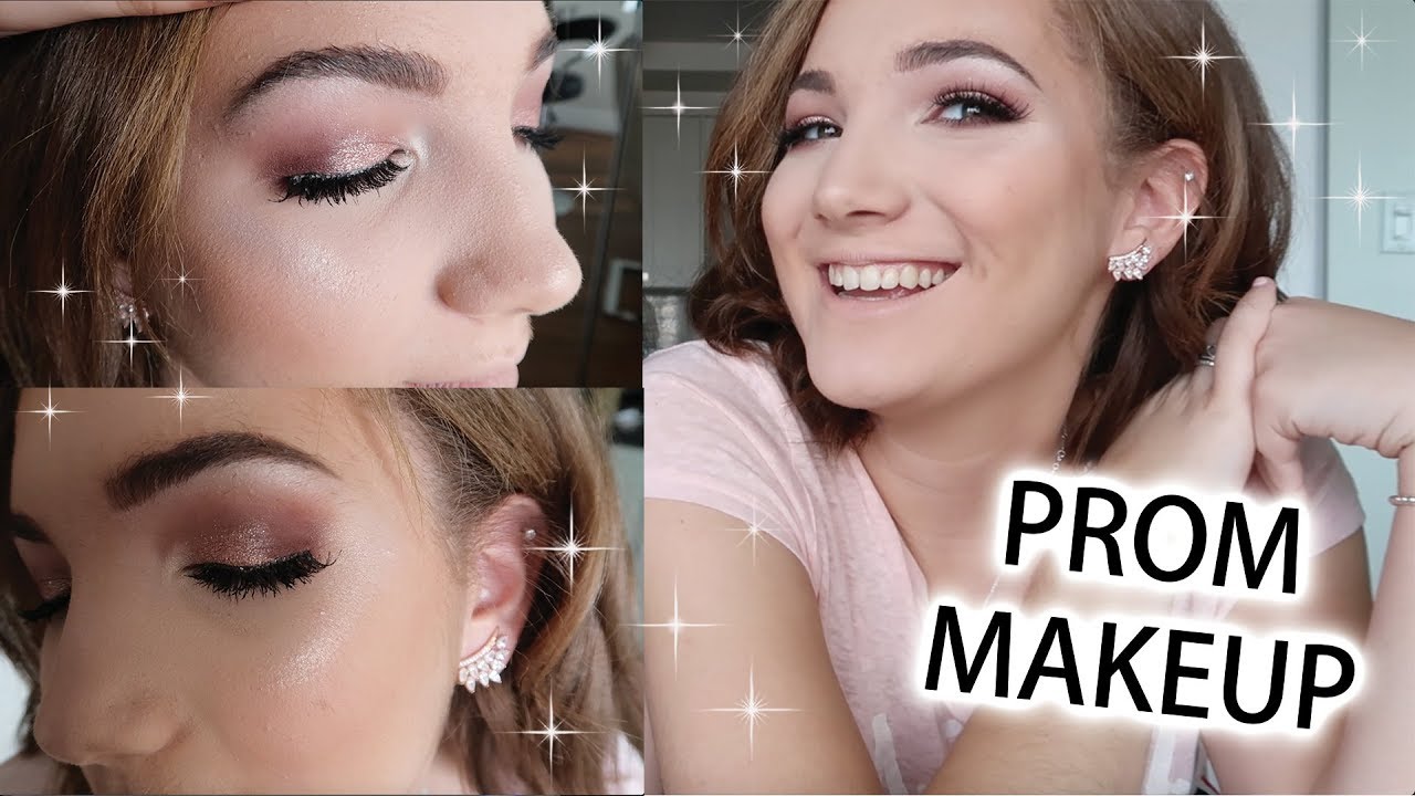 Simple Rose Gold PROM MAKEUP Tutorial Felicia Bottos YouTube