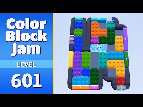 Color Block Jam Level 601 | Every Puzzle Solved! 🎯