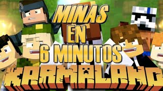 KARMALAND 4  SOLO MINAS EN 6 MINUTOS (CON MUCHO EDIT!!!!) #Karmaland4 rubius,willy,vegetta!