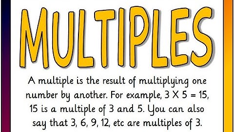 Class-4 Maths Ch-8 Multiples and Factors Ex.8(A)