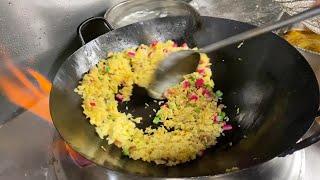 五目チャーハン【中華のプロが作る】 ナルト買ってきたからラーメン屋さんの炒飯にしようよ。Ramen restaurant fried rice with Naruto.