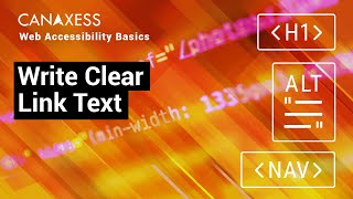 Write Clear Link Text
