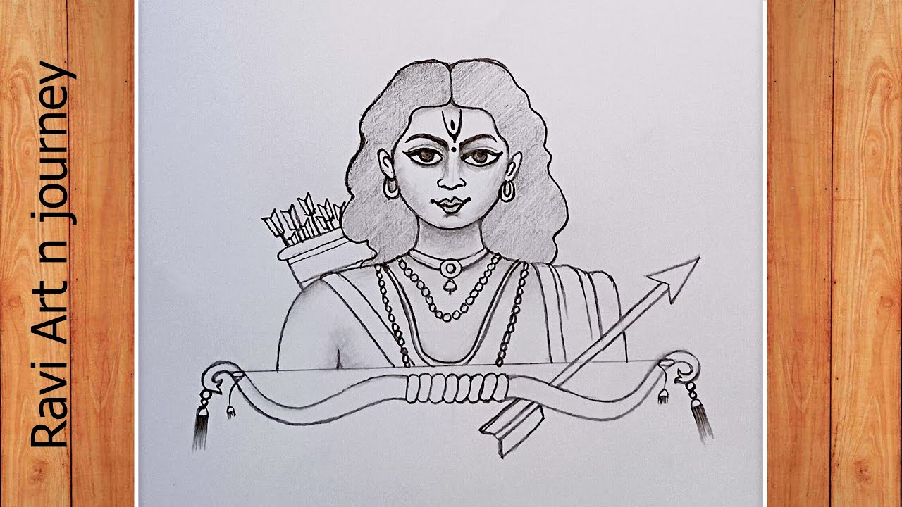 lord ayyappan face drawing | ayyappan swamy easy drawing | ayyappan outline art | @raviartnjourney