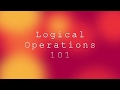 Boolean 1   logical operations 101