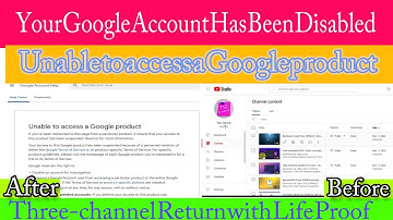 Unable to access a google product how to fix youtube channel suspended 2023 | channel 100% working