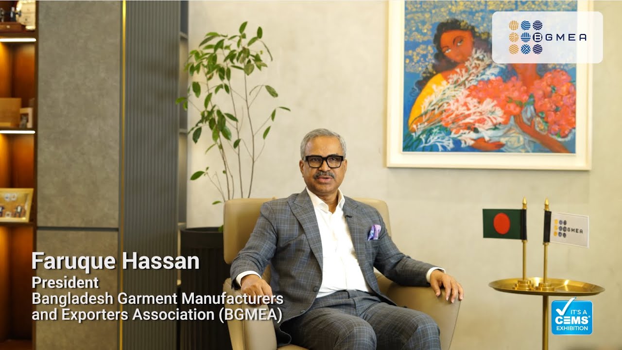 For 22nd Textech Bangladesh 2023, Address by Mr. Faruque Hassan - President of BGMEA Bangladesh.