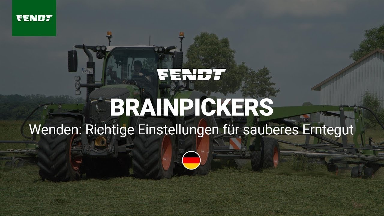 Brainpickers | Tedding: Correct settings for a clean harvest | Fendt