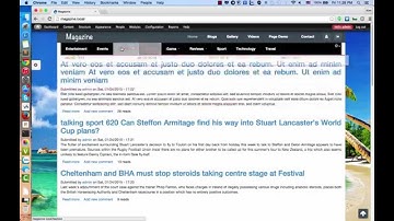 02.  Setup category menu