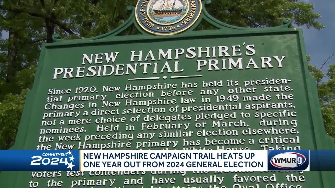 NH campaign trail heats up 1 year out from 2024 general election