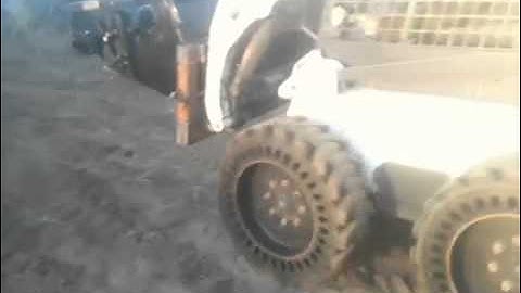 Moving soil pulverizer into shop
