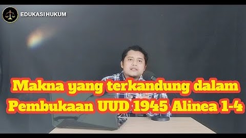 Kedudukan dan fungsi pembukaan undang-undang dasar 1945: pembelajaran dari tren global