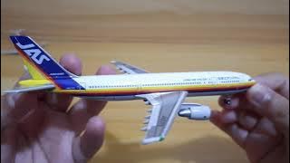 JAL RETIRED AIRCRAFT MODEL! TDA MD DC-9-81,  A300-600R (JA8375) die-cast toy unboxing!