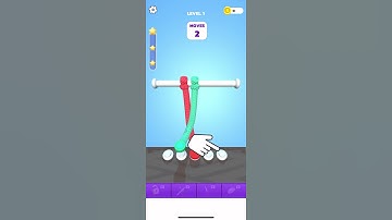 Tangle Master 3D 🧶 untangle rope game level 1