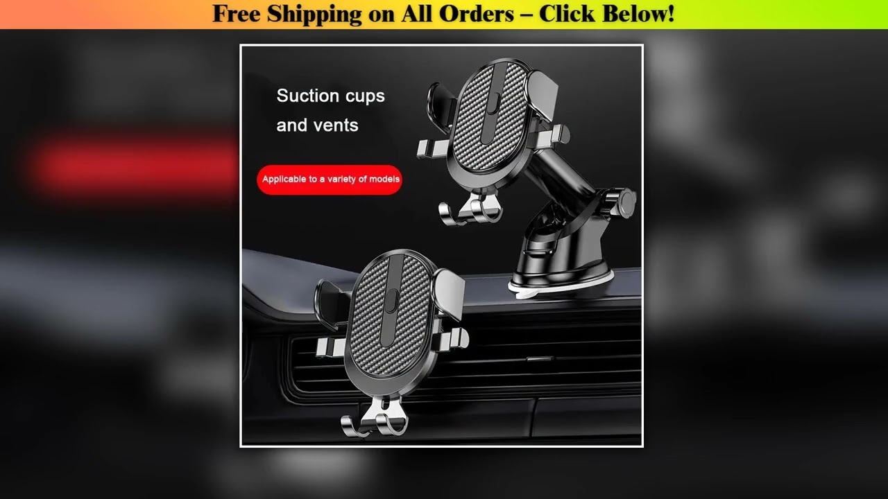 Universal Car Phone Holder Mount for Car Air Vent Dashboard Mobile Phone Navigation Bracket