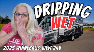 SOAKING WET~WATERLOGGED & DRIPPING:NEW Winnebago View 24V  BUYER BEWARE!